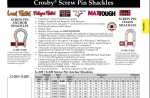 Shackle Crosby red pin