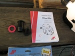 Ultima bilge pump, opened package, includes all parts and instructions, package insert.