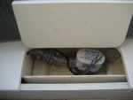 This photo shows the center bilge sump that came after the starboard side one, but before the 