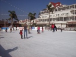 ice rink on the beach del Coronado