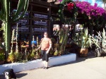 Old Town SD   Carolyn and flowers