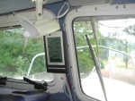 Weather station.  Outside reader is mounted under a cockpit rim.