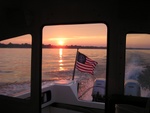 Sunset - North of Port Huron, Michigan on Lake Huron 