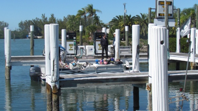 Palm Islands fuel dock, in Cape Haze