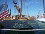 a sunset cruise boat that is just gorgeous