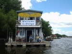 Doug's boathouse. 