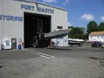 Our 2012 new home:   Port Niantic boat valet facility in Niantic Bay Connecticut.  