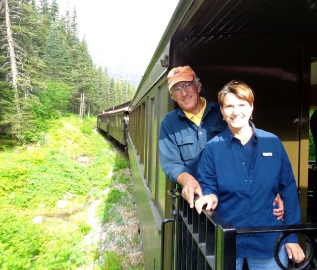 Warm, perfect weather for a train ride