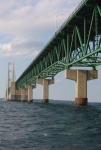 Under the Mackinac Bridge