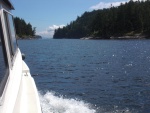 Dodd Narrows, heading South.