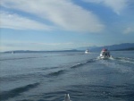 Leaving Comox and heading across the Georgia Strait for Texada Island.