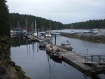 Sturt Bay marina, Texada Island.