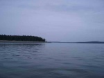 20050508c Calm water leaving Fishermans Bay Lopez Island