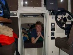 s first night on board
