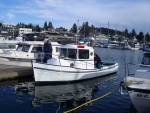 20060311 - 09 Poulsbo C-Dory Gathering - COOL 21 Tug - Les visiting