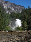 Chatterbox Falls in all her glory.  The granite cliffs behind go up over 7,000 ft!