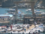 Twin Harbors dinghy dock get's a bit crowded at times