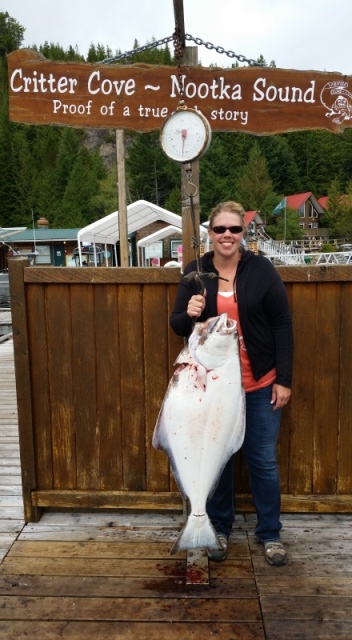 Traci\'s 32 lbs Nootka Halibut