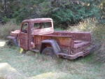 David Conover's abandoned truck from 1946. Conover Cove.