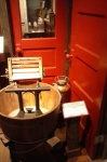 At one time this was state of the art washing machine. It is located at the Ile Of Wright museum in Smithfield VA.