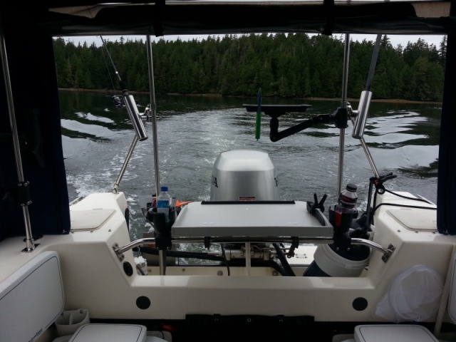 Ari ready to fish Barkley Sound