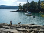 Helping a boat stern tie