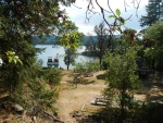 View from one of the old cabins at Conover