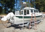 Charlie\'s new boat continues to  get ready