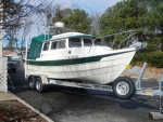 Charlie\'s boat ready for delivery