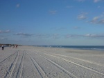 The beach St. Augustine on the way to Key Largo