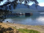 Big Bay Stuart Island  Yaculta rapids near