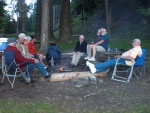 Fred, Martin, Jackie, Sam, Ian, Ann, Terry, Lloyd.  Jones Island.