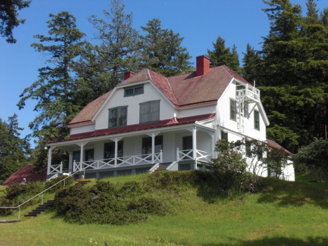 Former light house keeper's accommodation. Now empty due to the light being fully automated.