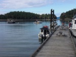 Nomad (foreground) Stuart Island.