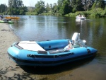 Boat #11 (2009-2010): 1988 Yukon 11' Did not keep this very long - for 11' it was too heavy for what I wanted. Ran well with the 6 hp Johnson, but was rated for 25 or 30 hp!