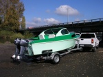 Boat #8 (2004-2008): 1956 Bell Boy 16' with twin 25 hp Yamahas.