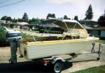Boat #5 (2001-2004): 1980 Suncraft 14' with 1988 Evinrude 28 hp