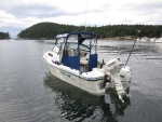 Boat #6 (2003-2012): Funny story- In 2003 I was shopping for a new boat. 16' was max and it had to have a cuddy. Couldn't decide between 16' Sea Explorer and 16' C-Dory Cruiser. They had both in-stock at EQ Marine. The Arima was so much bigger, and that's the one I chose.  10 years later I would eventually get a 16' C-dory! 