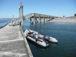 Boat #9 (2006-2008): 1980 Zodiac GR 13'  At 28 years old it was still in great shape! Running one of the Yamaha 25s from the Bell Boy.