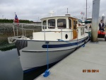 Port quarter view of the Nordic tug