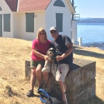 Patty, Pat and Baxter at Turnpoint Lighthouse