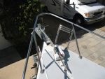 anchor windlass, bow boarding ladder, anchor & rode included
