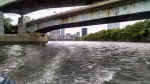 Heading back south on the Schuylkill river from Philadelphia to the Delaware river