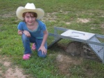 Betsy, 8 Year Old Raccoon Trapper