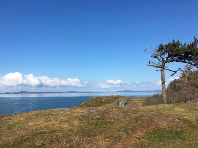 Looking over towards Lopez from Rosario Head