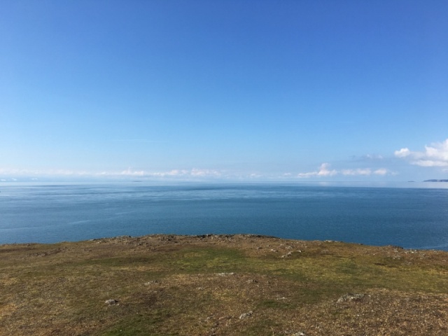 View across to the Peninsula from Rosario Head