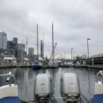 Bell Harbor and the Great Wheel look better behind the twins