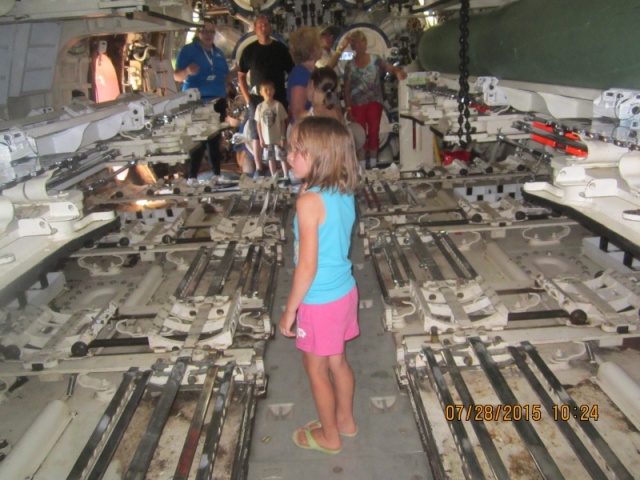 Forward torpedo room