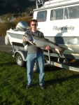 Great October day on Tillamook Bay. 31# Chinook