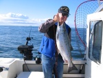 Dad and his nice 15lb coho.